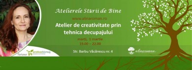 Atelier de creativitate prin tehnica decupajului