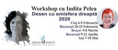 Brasov. Atelier Desen cu emisfera dreapta cu Iudita Pelea