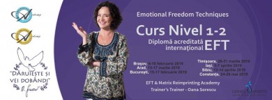 Bucuresti. Curs EFT nivel 1-2 cu Oana Sorescu