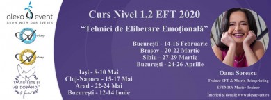Bucuresti.curs nivel 1,2 „tehnici de eliberare emotionala†(eft)