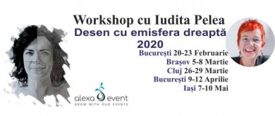 Cluj. Atelier Desen cu emisfera dreapta cu Iudita Pelea