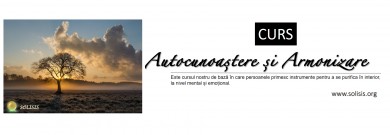 Curs autocunoastere si armonizare