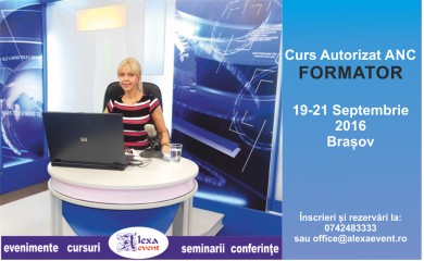 Curs autorizat Formator - Brasov