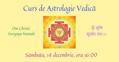 Curs de Astrologie Vedica (Jyotiá¹£a)