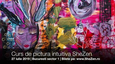Curs de pictura intuitiva SheZen - 27 iulie 2019