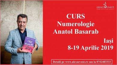 Curs Numerologie cu Anatol Basarab la Iasi