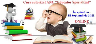 Curs Online de Educator Specializat â€“ acreditat ANC Septembrie 2021
