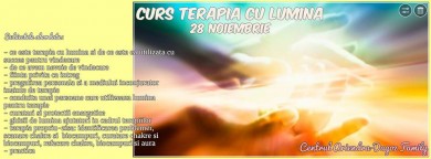 CURS TERAPIA CU LUMINA