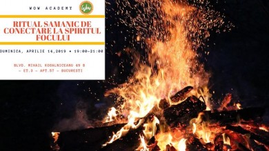 Ritual Samanic de conectare la Spiritul Focului
