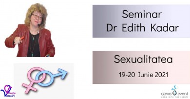Sexualitatea cu dr Edith Kadar. Seminar Online