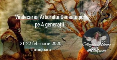 Vindecarea Arborelui Genealogic pe 4 generatii