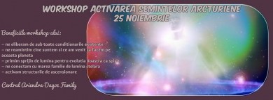 WORKSHOP ACTIVAREA SEMINTELOR ARCTURIENE