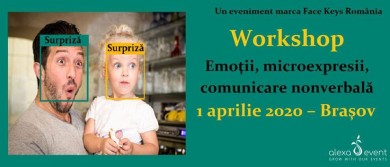 Workshop Brasov: Emotii, microexpresii, comunicarea nonverbala